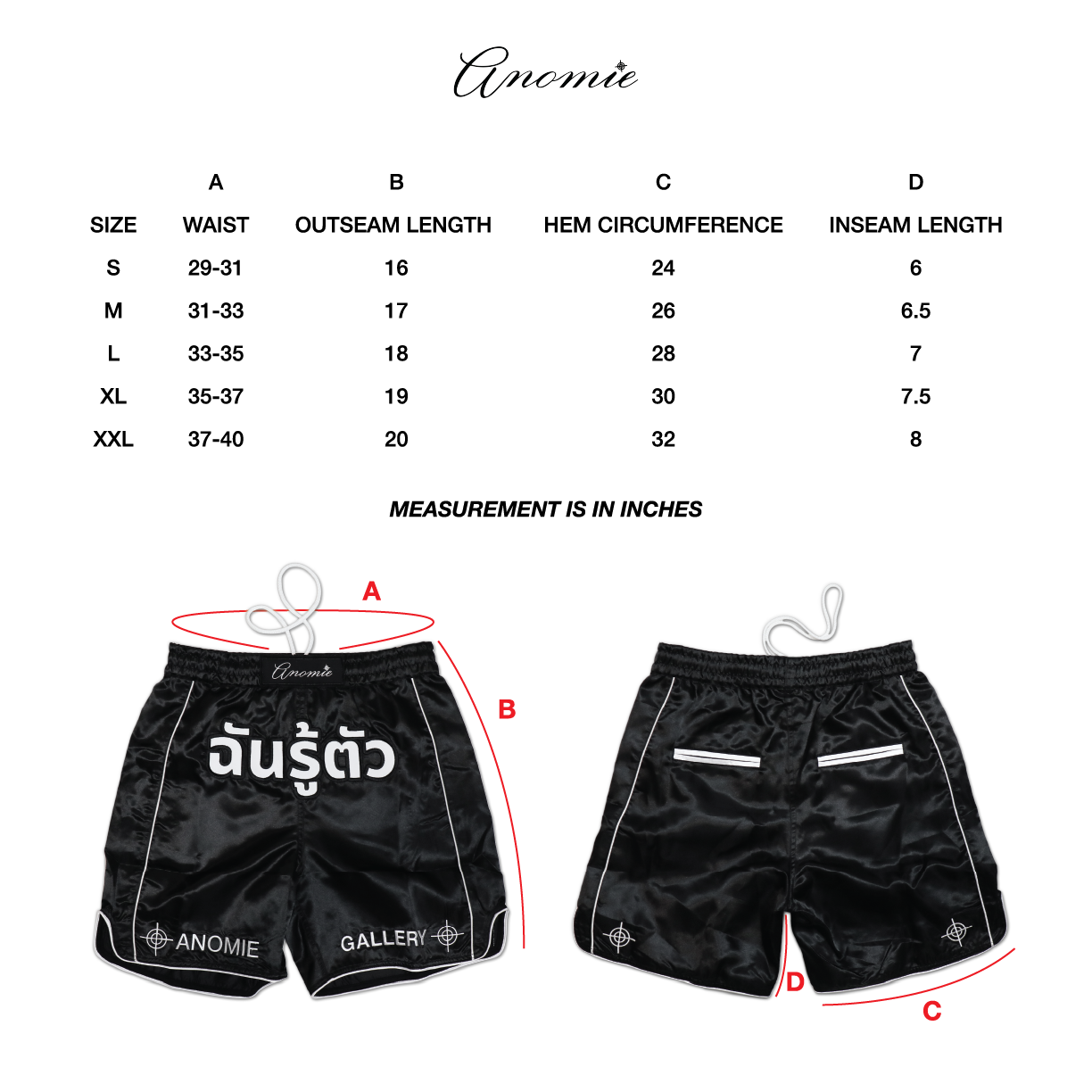 Satin Muay Thai Shorts