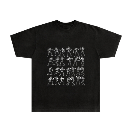 "BOXING SKELETONS" Tee