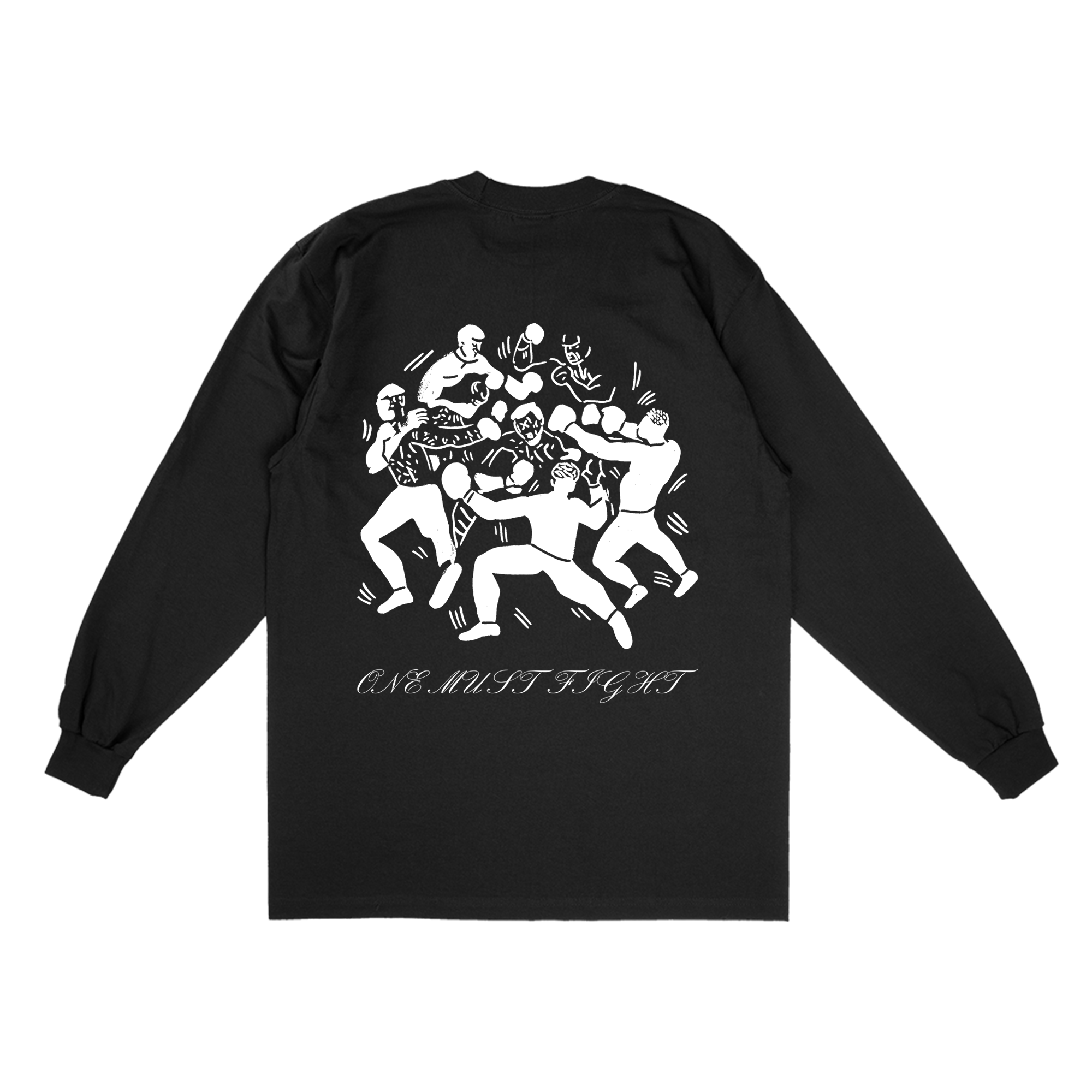 "ONEMUSTFIGHT" Long Sleeve Tee